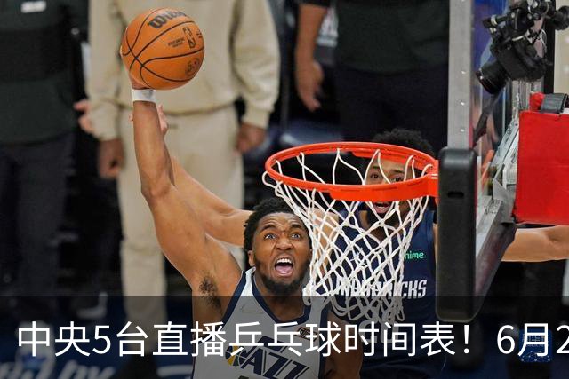 中央5台直播乒乓球时间表！6月27日WTT美国大满贯赛程表！国乒赛程